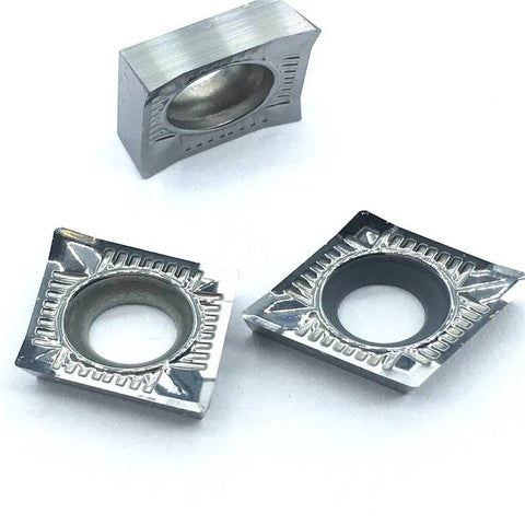 Beefed Up Coated Carbide Aluminum Cutting Inserts Set CCGT Style 09T304 H01 Grade