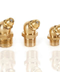 Heavy Duty M6 X 1mm 45 Degree Brass Hydraulic Zerk Grease Nipple Fitting Set Of 15 For Machinery And Equipment