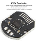 Pro Grade High Resolution Magnetic Encoder Module With 14 Bit Absolute Angular Position, PWM And SPI Interface, 5V DC Sensor