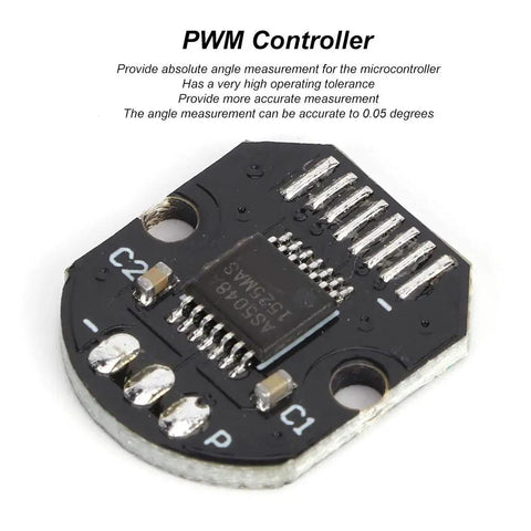 Pro Grade High Resolution Magnetic Encoder Module With 14 Bit Absolute Angular Position, PWM And SPI Interface, 5V DC Sensor