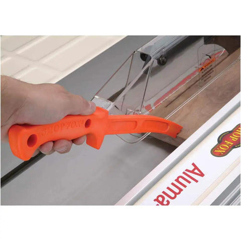 Thirteen And A Half Inch Ergonomic Push Stick With Durable Handle For Woodworking Safety And Precise Control used on table saw