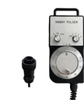 Get That CNC Machine Cranked With This Manual Pulse Generator Handwheel For Precise Axis Control And Smooth Operation On Your Industrial Setup. Manual pulse generator handwheel with cable and connector, front view.