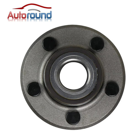 Front view of Front Wheel Hub And Bearing Assembly For RWD Dodge Charger 2006 To 2014, 5 lug, ABS compatible