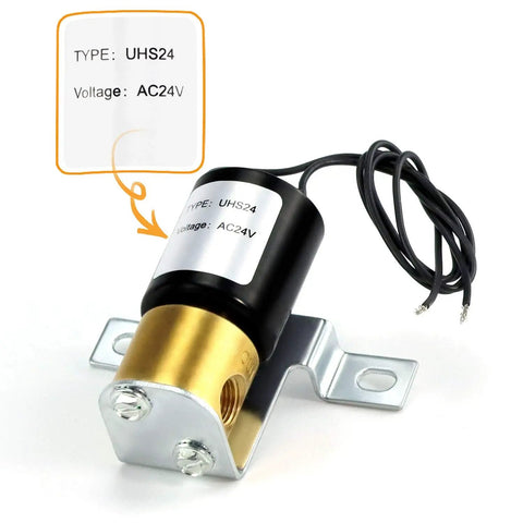 Humidifier Solenoid Valve Replacement Kit UHS24 24V, DIY Friendly, Plug And Play, Easy Install, metal body, exposed wiring