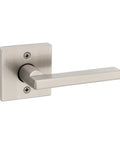Dummy Door Handle Lever For Closets And Pantries, Satin Nickel Non Turning, single sided interior push pull lever, reversible