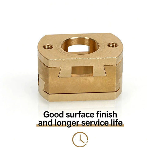Level Up Your 3D Printer With Premium Brass Oldham Coupler 2 Pack For Ender 3 CR10 Z Axis 8mm bore, top view