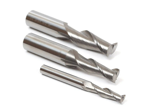 Router Bits Set For CNC And Handheld Routers Pro Grade Solid Carbide Up Cut End Mills Half Inch Shank 3 Bit Pack Mirror Finished Tungsten Carbide Value Starter Kit For Quick Material Removal