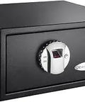 Biometric Fingerprint Security Home Safe Box 0.79 Cubic Feet Black With Easy 2.5 Second Access Tough Steel Construction
