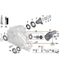 Diagram of BMW Gear Box Servo Actuator Beefed Up Repair Kit with 2x Gear and 1x Jack for X5 E53/E70 and X3 E83
