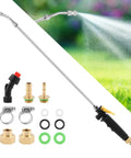 28 Inch Sprayer Wand With Universal Hose Fittings Brass Barbs For One Quarter Inch And Three Eighths Inch Hoses