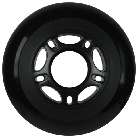80mm 82A Inline Skate Wheels Set For Outdoor Skatin Black 10 Pack Ideal For Roller Hockey And Fitness Skates Smooth Long Lasting Ride With 608 Bearing Hubs