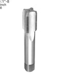 Pro Grade 1 Inch 8 UNC Tap And Die Set For Right Hand Machine Threads, showing high-speed steel tap detail