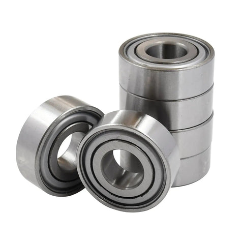 Six Pack Blade Spindle Bearings For John Deere Mowers Three Quarters Inch Bore With High Temp Grease Upgrade Compatible With JD9239 JD9266 JD9296 204BBAR P204RR6 Z9504