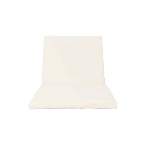 Jamaica Outdoor Water Resistant Foam Chaise Lounge Cushion Cream With Secure Ties For Deck Or Poolside Comfort All Weather Cushion