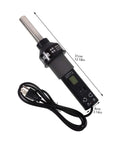 Portable 110V Heat Gun With Temperature Control For Soldering Station Desoldering Tool, Hot Air Rework And Shrink Tubing