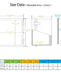 Size diagram of Hella Weatherproof Abs Plastic Junction Box IP65 Rated Secure Latch Closure Built Tough For Indoor Outdoor Wiring Projects Gray 5.9 X 5.9 X 3.5 Inch.