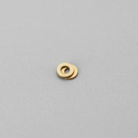 50 Pcs M1.0 Brass Washers Flat Copper Sealing Washers Gaskets For Electronics Hardware Lighting Furniture And More Great For DIY Projects
