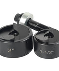 Handy Manual Knockout Punch Driver Kit For One And A Half Inch To Two Inch Conduit Holes with 1.5" and 2" punches and bearing bolt