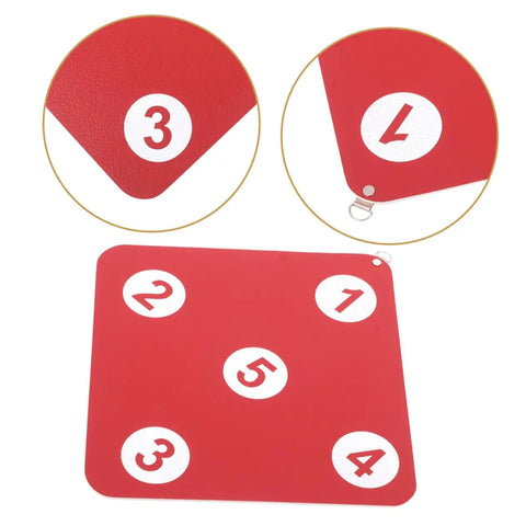 Two Pack Dual Sided Fencing Target For Home Use Sturdy Puncture Resistant Training Accessory Easy Wall Mount Installation features