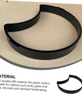 Crescent Moon Paver Molds For DIY Garden Pathway And Patio Paving Moon Shaped Floor Molds Durable ABS Plastic Easy To Handle