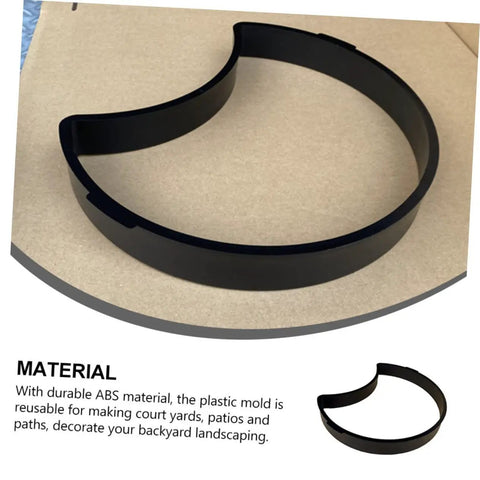 Crescent Moon Paver Molds For DIY Garden Pathway And Patio Paving Moon Shaped Floor Molds Durable ABS Plastic Easy To Handle