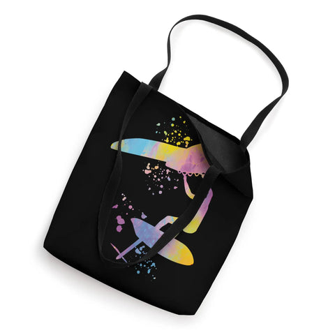 Colorsplash Watercolor Wing Foil Tote Bag For Wingboarding Crew And Coaches A Dope Durable 16 By 16 Inch Gear Carrier Designed For Wingfoil Lovers