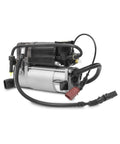 Heavy Duty Air Ride Suspension Compressor Pump Replacement For 2002 Through 2010 Audi A8 Quattro angled view with hoses.
