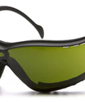 Infrared Filter Safety Eyewear 3.0 H2X AF with Fully Adjustable Straps and Temples Polycarbonate Eye Socket view