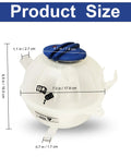 Durable Coolant Reservoir Tank With Cap Keeps Your Ride Cooling Slick This Heat Resistant Expansion Tank dimensions and details shown.