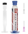No Clean Soldering Flux 558 10cc 10mL Rosin Paste For Electronics With Needle Dispensing Tool, Lead Free, Less Smoke.