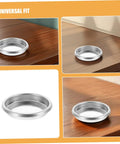 2 Piece Stainless Steel Blind Filters For Espresso Machines And Coffee Makers Pro Grade Cleaning Accessory For Backflushing