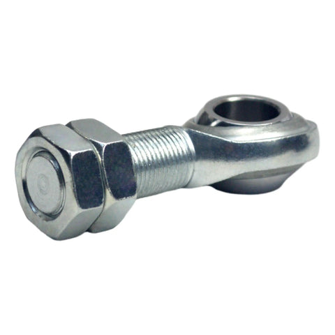 Beefy 3/4 Inch Steering Shaft Kit With Steel Shaft Support, Spherical Rod End, Right Hand Male Thread Jam Nut, Includes 1 Rod End And 2 Right Hand Jam Nuts, Heavy Duty Replacement For Off Road Vehicles, chrome rod end