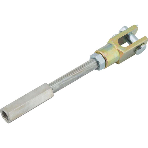 Bolt On Master Cylinder Clevis And Pushrod Kit Three Eighths Inch Fine Thread Clevis With Four Point Seven Five Inches Pushrod Length And Two Inches Clevis Includes Pin And Cotter Key For Brake Pedal Connection