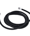 Airbrush Hose 6.2ft Rubber Air Line with G1/8 Female Connectors Flexible Air Tubing coiled with metal fittings