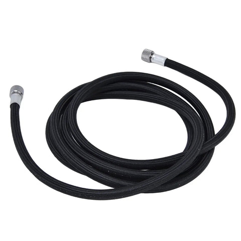 Airbrush Hose 6.2ft Rubber Air Line with G1/8 Female Connectors Flexible Air Tubing coiled with metal fittings