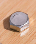 Close-up of Stainless Steel Hex Lag Bolts For Wood 5 16 Inch By 3 Inch 304 Stainless Steel 18-8 Hex Head Lag Screws External Hex Drive