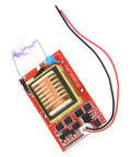 Compact Dc Booster Module Powers 9 To 24V Right Into A Knockout 10Kv Up To 20Kv High Voltage Generator with visible coil and wires