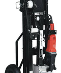 Heavy Duty Motorized Cable Puller For Electricians And Linemen Quick Setup Power Winch cuts down fatigue with black housing.
