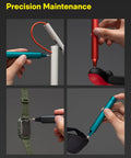 Compact 24 In 1 Mini Screwdriver Set with Magnetic Torx Bits used on gadgets and electronics, showcasing precision maintenance.
