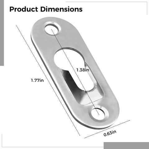 Heavy Duty D Ring Hangers With Screws Pack Of 100 Frame Mount Hardware Kit For Photos Canvas Mirrors Wall Mount Brackets Durable Metal Picture Hanging Hooks For Easy Install And Secure Displays, 1.77in x 0.63in metal hanger dimensions
