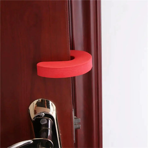C Shape Baby Safety Locks Set For Cabinets And Doors Childproof Latches With Tool Free Snap Install Soft Gap Buffer Keeps Doors From Slamming