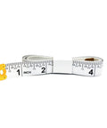 All Purpose 60 Inch Double Sided Tape Measure With Fractional Inches And Millimeter And Centimeter Readings handy tool