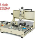 4 Axis Router Engraver USB CNC 6090 2.2KW Milling Drilling Machine with ball screw precision, aluminum and acrylic cutting