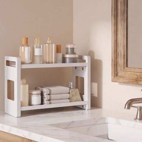 Multi Purpose Bathroom Counter Organizer For Vanities And Kitchen Storage Sleek Perfume Holder Display Rack That Helps You Ditch The Mess And Keep Your Surface Clutter Free And Dope All Year Round