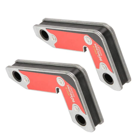 Heavy Duty 2-Piece Magnetic Welding Clamps For Perfect 30 60 And 90 Degree Angles With Super Strong Iron Boron