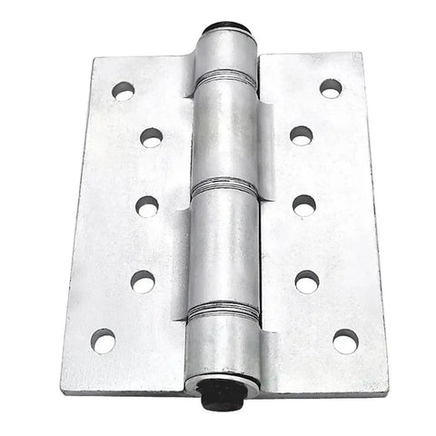 Heavy Duty Cast Steel Door Hinge For Industrial Freezers Trucks And Commercial Ovens Built Like A Tank To Handle Rough Daily Grinds While Maintaining Flawless Alignment Always, top view showing bolts and hinge.