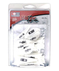 Blazer Vanes White 50 Pack for Hunting and 3D Archery packaging front view