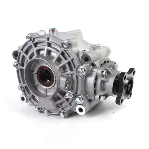Heavy Duty Rear Diff Gearbox Compatible With Cf Moto UForce 500 800 1000 For Ultimate Off Road Power Transmission Upgraded Torque And Precision Gears, silver metal gearbox with bolts.