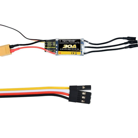 Beefy 30A Brushless ESC For 2 To 4S RC Planes And Airplanes With 5V And 6V SBEC High Performance 32 Bit Processor