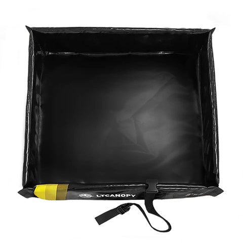 Collapsible Containment Tray For Oil Spills And Poolside Use Rugged PVC Folding Duck Pond 2x2ft Waterproof Utility Berm Heavy Duty Leak Proof And Easy Clean